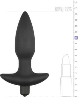 Vibrerende buttplug - zwart — thumbnail 3