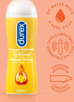 Durex - 3 Glijmiddelen - Play Massage 2/1 Sensitive 200ML - Perfect Gel Gliss 100ML - Crazy Cherry waterbasis 100ML — thumbnail 9