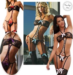 New Age Devi - Sexy lingerie Set - Paars — thumbnail 2
