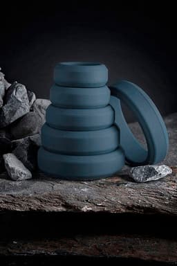 Boners - 6 Delige Cockring Set - Penisring Set voor Mannen - Extra Stimulatie - Buttplugs - Buttplug Set - Anal Plug - Sex Toys voor Mannen - Seksspeeltjes - Penisring - Cockringen - Grijs — thumbnail 9