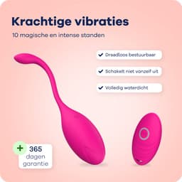 MyFantasy Vibrerend Ei met Afstandsbediening – Vibrators voor Vrouwen – Remote Clitoris Stimulator - Seksspeeltjes voor Koppel - Sex Toys voor Koppels - Kamasutra Eitjes - Vibrator Tril Ei - Sex Ei Roze — thumbnail 5