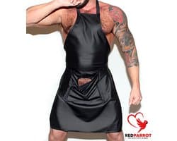Latex Kookschort - Heren - Lingerie - Rollenspel - Penisgat - Rits - BDSM