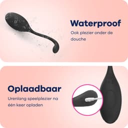 MyFantasy Vibrerend Ei met Afstandsbediening – Vibrators voor Vrouwen – Remote Clitoris Stimulator - Seksspeeltjes voor Koppel - Sex Toys voor Koppels - Kamasutra Eitjes - Vibrator Tril Ei - Sex Ei Zwart — thumbnail 2