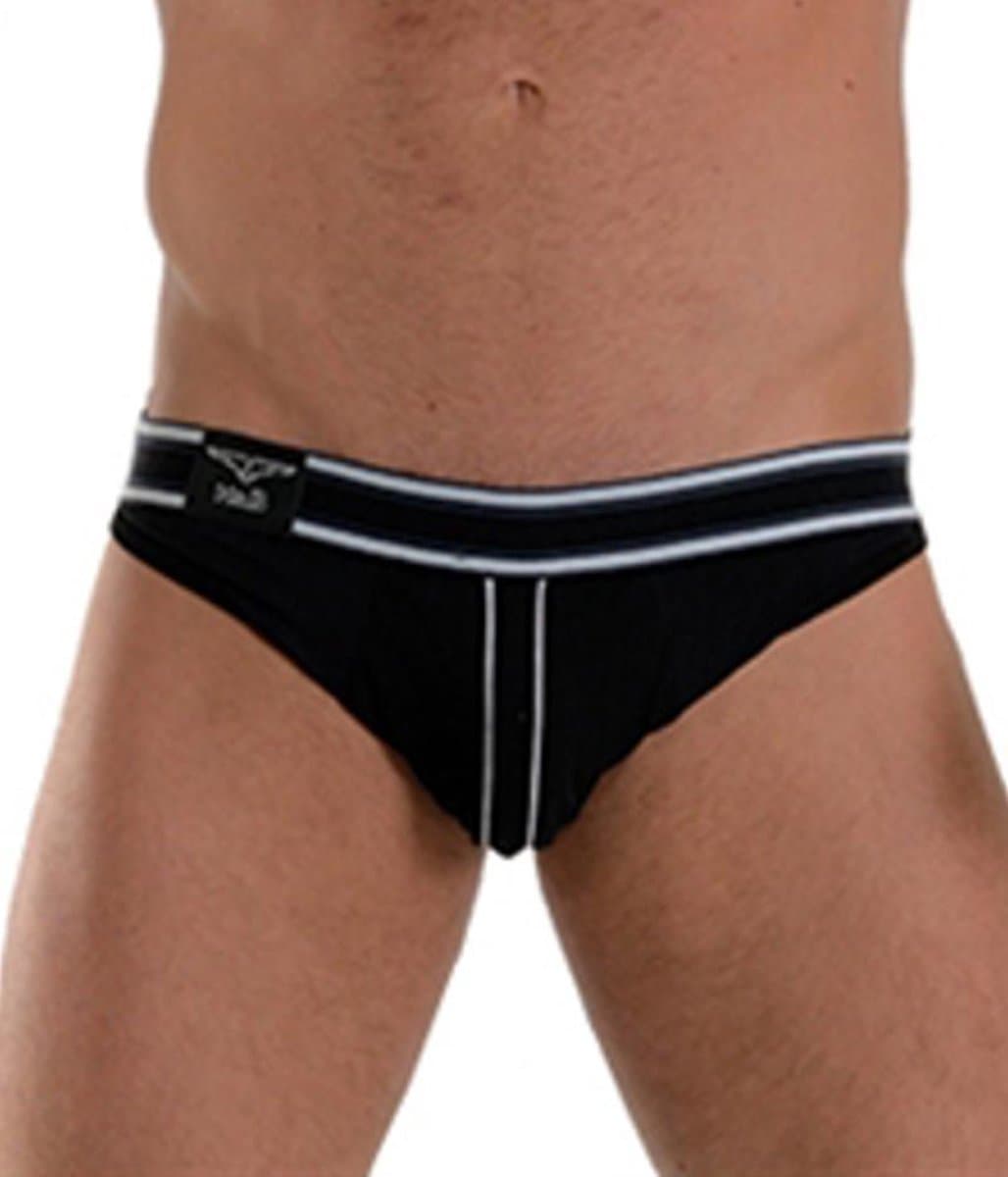 Mister b urban manhattan jockstrap black black xl — afbeelding 1