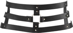 Bijoux Indiscrets - Maze Wide Belt Zwart — thumbnail 1