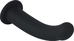 Banoch | Dildo siliconen Curvzz tip zwart | Small  | Ø 2 cm | 13 cm lengte | zuignap — thumbnail 3