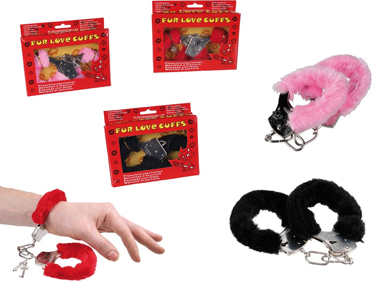 Liefdes Handboeien-roze — afbeelding 1