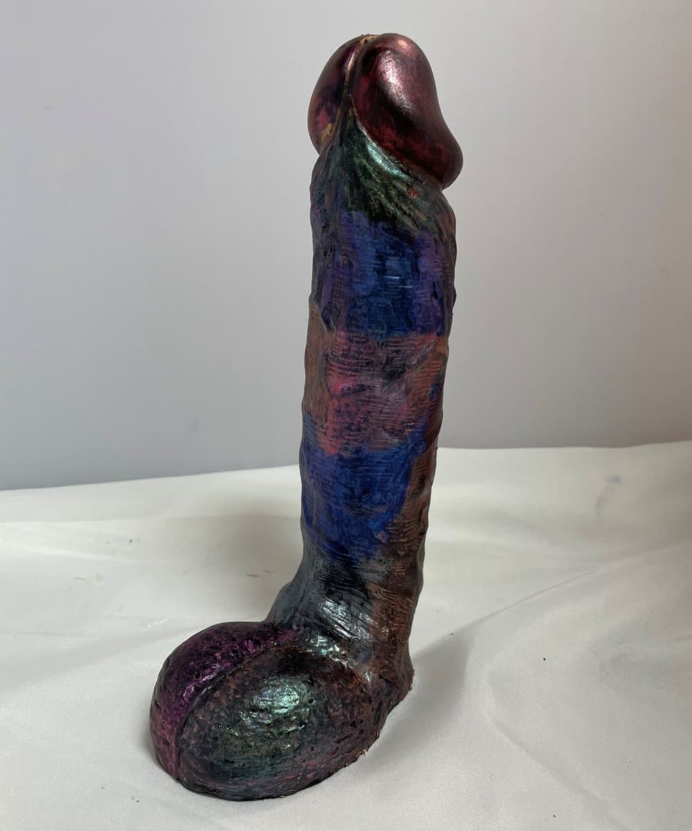 Piemel kunst metallic kleur handpainted — afbeelding 1