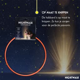 Nightwalk Safety Collar - Verlichting hond - Lichtgevende halsband - LED - Oplaadbaar - Waterdicht - One size - Oranje — thumbnail 5