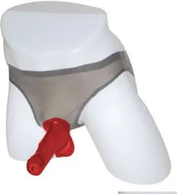 Kamasutra Latex Rubber slip met penis slurf - Fetisj - Kuisheidsonderbroek - Penis functie - BDSM - 100% Latex rubber - SM Short - Zeer goede kwaliteit — thumbnail 1