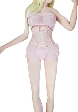BamBella ® Sexy Erotische lingerie Kleding set - Maat L/XL - pak vrouwe Roze — thumbnail 2