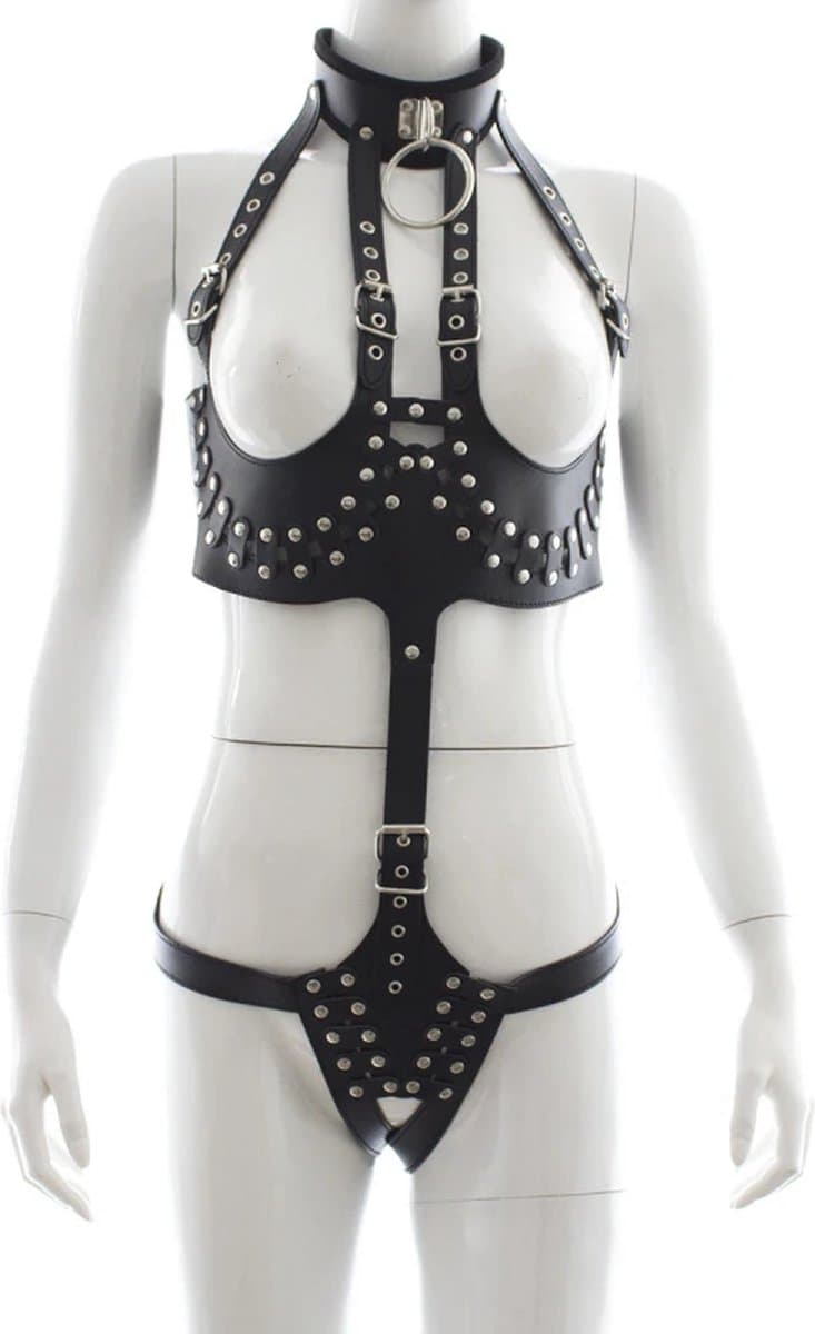 vscnovelty® Fetish dress - zwart — afbeelding 1