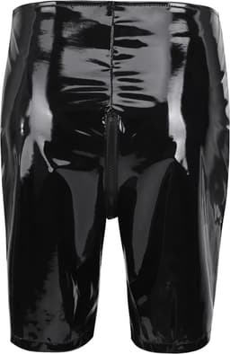 Strakke latex short vrouwen - Open kruis functie met rits - Erotisch broekje - BDSM - Hoge Taille - Latex kleding - Slip - Sexy bondage kleding — thumbnail 6