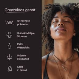 Eva® Arc - Gebogen Design Vibrator - Intense Clitoris & G-spot Stimulator - Spannende Luisterverhalen - Vibrators voor Vrouwen & Koppels - Stijlvolle Dildo - Premium Sex Toys voor Vrouwen - Cadeau voor vrouw - Obsidian Black — thumbnail 9
