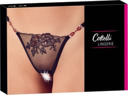 Cottelli Collection Sexy String Met Strass Steentjes En Open Kruisje — thumbnail 2