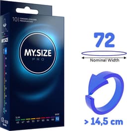 My.Size Pro Condooms - 72 mm 36 stuks — thumbnail 7