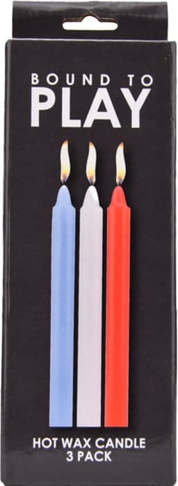 Power Escorts Bound to Play - Hot Wax Candles 3 Pack - Kaarsen Voor Stoute Meisjes — thumbnail 4