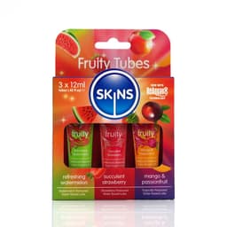 Skins - Sampler Pack - Glijmiddel met Smaakje - Fruity - 3 x 12 ml — thumbnail 5