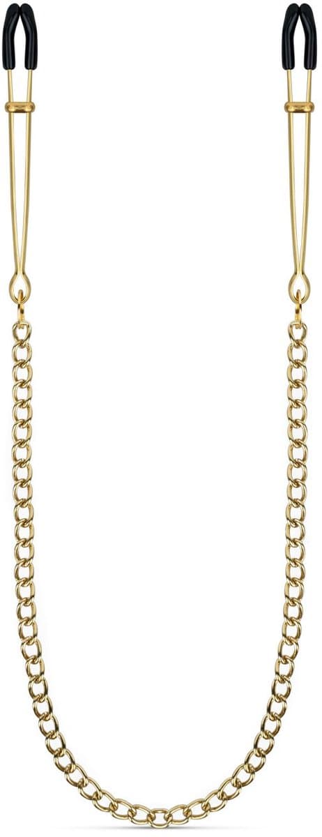 Gouden Tepelklemmen met Ketting — afbeelding 1