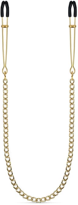 Gouden Tepelklemmen met Ketting — thumbnail 1