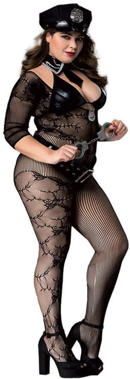 Paris Hollywood - Sexy Politiepakje - Plus Size - XL/XXL — thumbnail 4