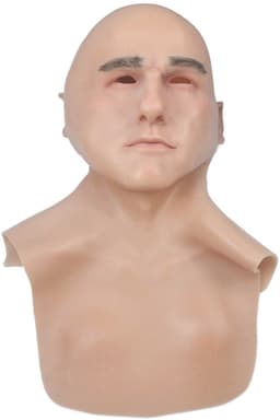 BamBella® - Masker - Realistische man - SIliconen Mask Anoniem heren bijna echt — thumbnail 3