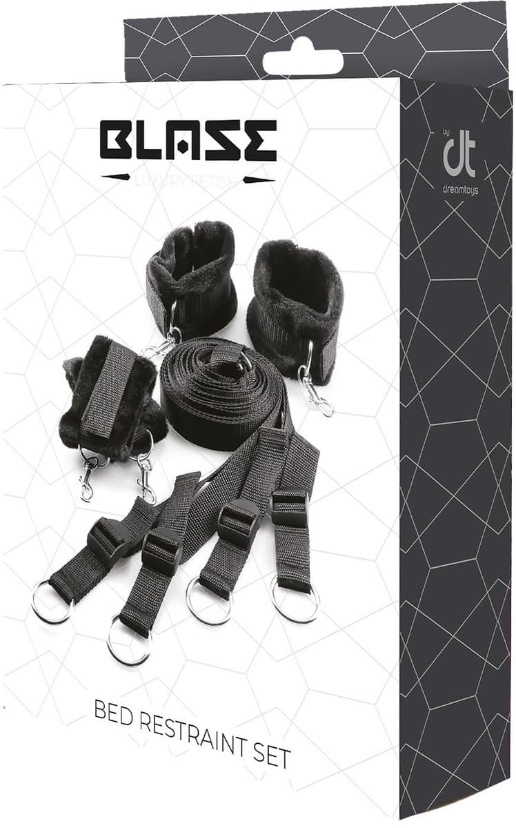 Blaze bed bondage set - Zwart — afbeelding 1