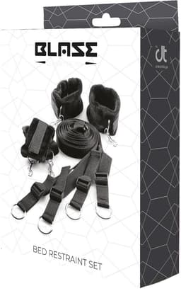 Blaze bed bondage set - Zwart — thumbnail 1