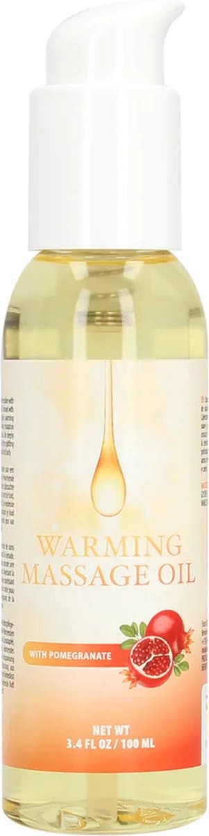 Warming Massage Oil with Pommegranate - 3.4 fl oz / 100 ml — afbeelding 1