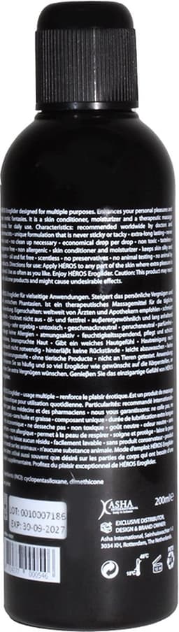 Heros Siliconen Glijmiddel - 200 ml x 3 stuks! — thumbnail 2