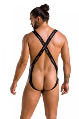 Passion - Body Bruno - heren body- zwart - XXL/XXXL — thumbnail 6