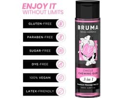 BRUMA - PREMIUM MASSAGE HOT OIL CHEWING GUM 3 IN 1 - 100 ML | EROTIC MASSAGE