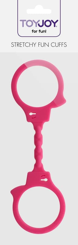 ToyJoy Basics Penisring STRETCHY FUN  PINK - handboeien — thumbnail 2