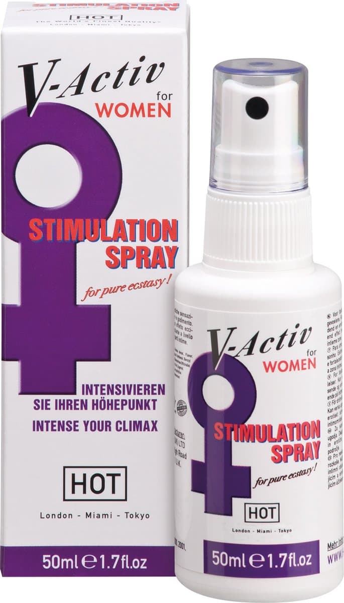 Hot-Hot V-Active Stimu Spray Women 50 M-Creams&lotions&sprays — afbeelding 1