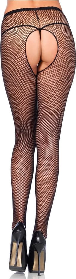 Crotchless Fishnet Pantyhose — thumbnail 2