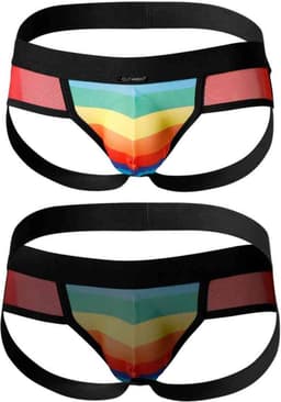 Cut4Men - Sexy Jockstrap - Rainbow - Maat L — thumbnail 6