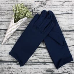 Beschermende Handschoenen Donker Blauw - Handschoenen - Eczeemhandschoen - Dark Blue Gloves - Jewelry Handschoen - Werk Handschoen - Beauty salon handschoenen - Veiligheid Handschoen Lichtgewicht Unisex Zacht MAAT L ----- HiCHiCO® — thumbnail 1