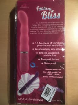 Aphrodisia Fantasy Bliss Vibrator - Paars - g-spot vibrator - geribbelde vibrator - paarse vibrator — thumbnail 4