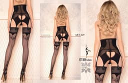 Ballerina - Fantasy Hold Ups - Kousen (20 denier) - Zwart — thumbnail 3