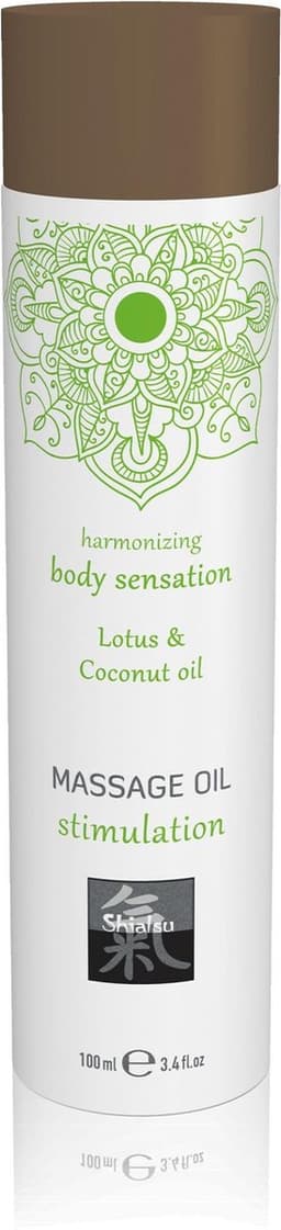 Stimulation Massage Olie - Lotus & Kokos — thumbnail 1