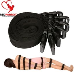Volledige lichaam bondage - 7 riemen - Handboeien - Bondage set — thumbnail 1