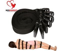Volledige lichaam bondage - 7 riemen - Handboeien - Bondage set