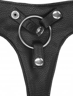 RealRock – Elastische Voorbind Harnas tot 5 cm voor een Harde Aanpak - Zwart — thumbnail 9