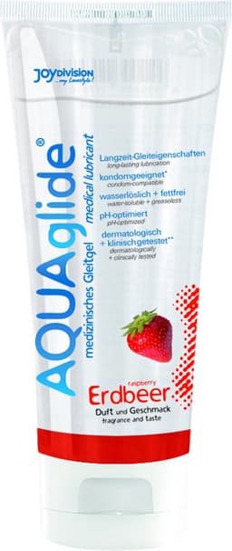 Aquaglide Strawberry - 100 ml - Glijmiddel — thumbnail 1