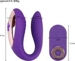 Koppels Vibrator Love Nest - Paars — thumbnail 3