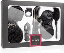 Loveboxxx - I Love Black Cadeauset - 6 Delige Cadeauset - Geschenkset Mannen en Vrouwen - Cadeau voor Koppels - Giftset Man en Vrouw - Erotisch - Zwart — thumbnail 3