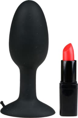 You2Toys – Siliconen Buttplug met Interne Kogel voor Extra Stimulatie en Verzadiging maat L – Zwart — thumbnail 4