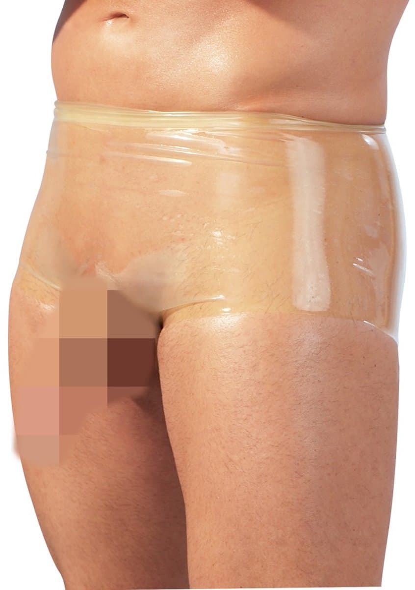 The Latex Collection Latex Boxer Met Penissleeve - Transparant — afbeelding 1