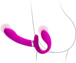 Pretty Love Valerie - Strap-on Vibrator - Strapless - Roze - USB Herlaadbaar - Waterproof — thumbnail 5
