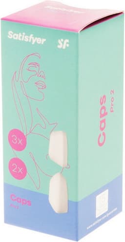 Opzetstukken voor Satisfyer 1 Next Generation | huidvriendelijk siliconen | wit | 5 stuks — thumbnail 2